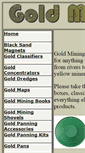 Mobile Screenshot of goldminingproducts.com